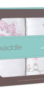 Aden + Anais Swaddle Pack – For The Birds Classic (2-Pack)