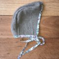 Anne Winter Bonnet – Wool with Liberty Trim
